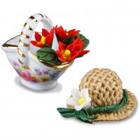 Flower Basket with Hat