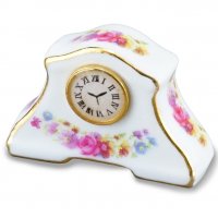 Mantel Clock - Floral Pattern