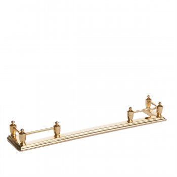 Fireplace grate, gold-plated brass, 110 mm