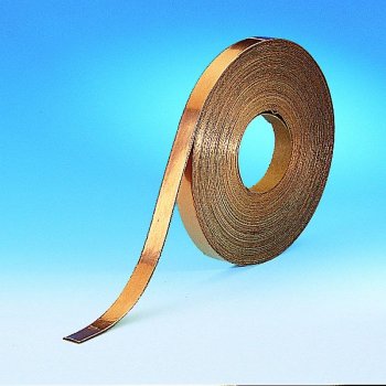 Copper tape, width 5 mm, 33 m, self-adhesive