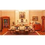 Complete set – Biedermeier dining room, furniture kit